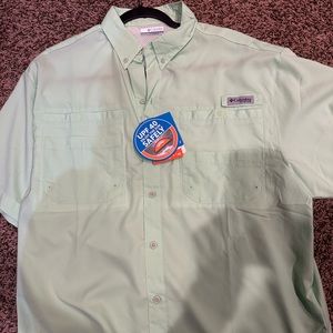 Columbia PFG Short Sleeve Button Up